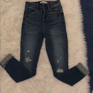 New High Rise Super Skinny Ankle Jeans, Curve Love